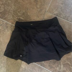 lululemon athletica Black Athletic Skirt